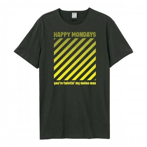 Amplified Unisex Adult YouÂ´re TwistinÂ´ My Melon Man Happy Mondays T-Shirt