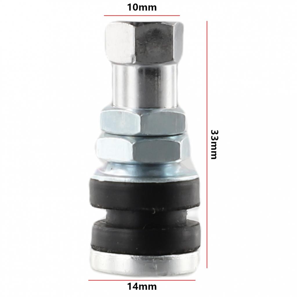 Car Tubeless Metal Silver 2pcs Car Tubeless Dust Silver