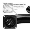 60mm Diesel Heater Ducting Pipe 100cm Long with Air Vent Outlet and Secure Clamps Compatible with 2000W 6000W Heating Systems