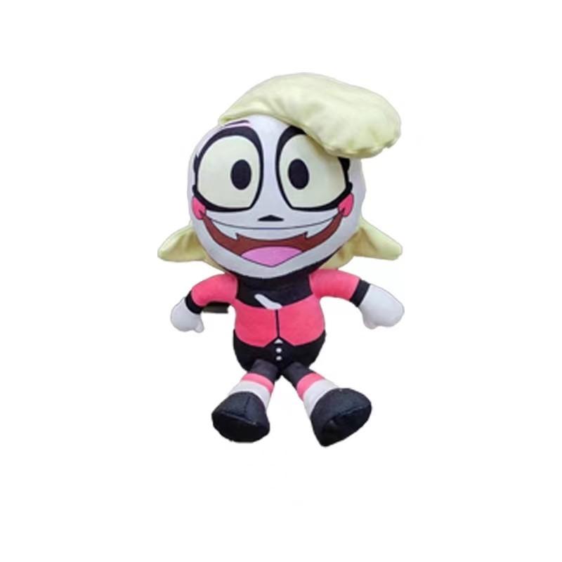 Hazbin Hotel Plush Hell Cat 9 One-eyed Stuffed Animal Toy 28cm Short Plush