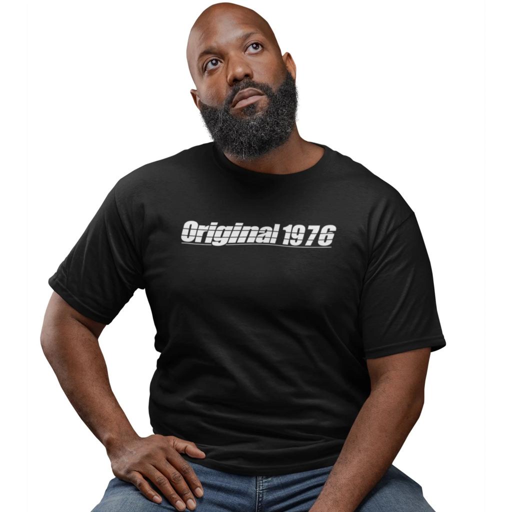Original 1976 50th Birthday Hand Printed T-Shirt Gift Size S-3XL