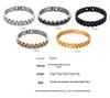 Men's Hip-Hop Minimalist Gold-Plated Titanium Chunky Chain Bracelet