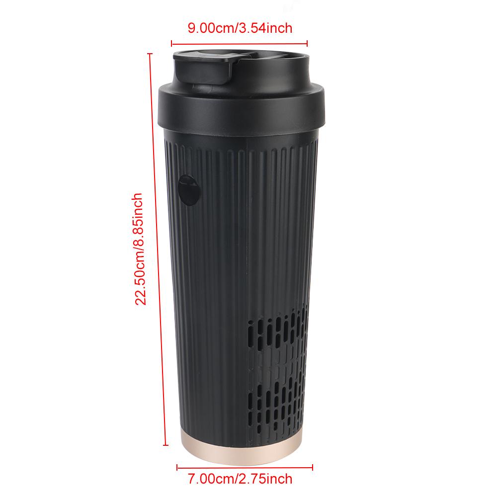 Tasse à café en acier inoxydable, tasse à vide, tasse de refroidissement et de chauffage intelligente, tasse isotherme de voyage anti-fuite, tasse isotherme de voiture 330 ml