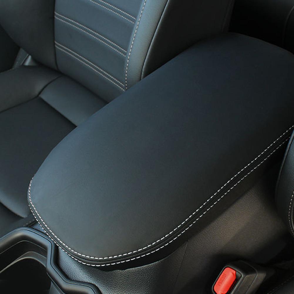 Auto Center Console Armrest Cover PU Leather Arm Rest Box Lid Cover For Toyota RAV4 XA50 2019-2026 Protective Interior Accessory