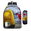 Among Us Two-Piece Backpack Space Werewolf Primary And Secondary School Students Cartoon Schoolbag Three-Piece Satchel Pencil Case