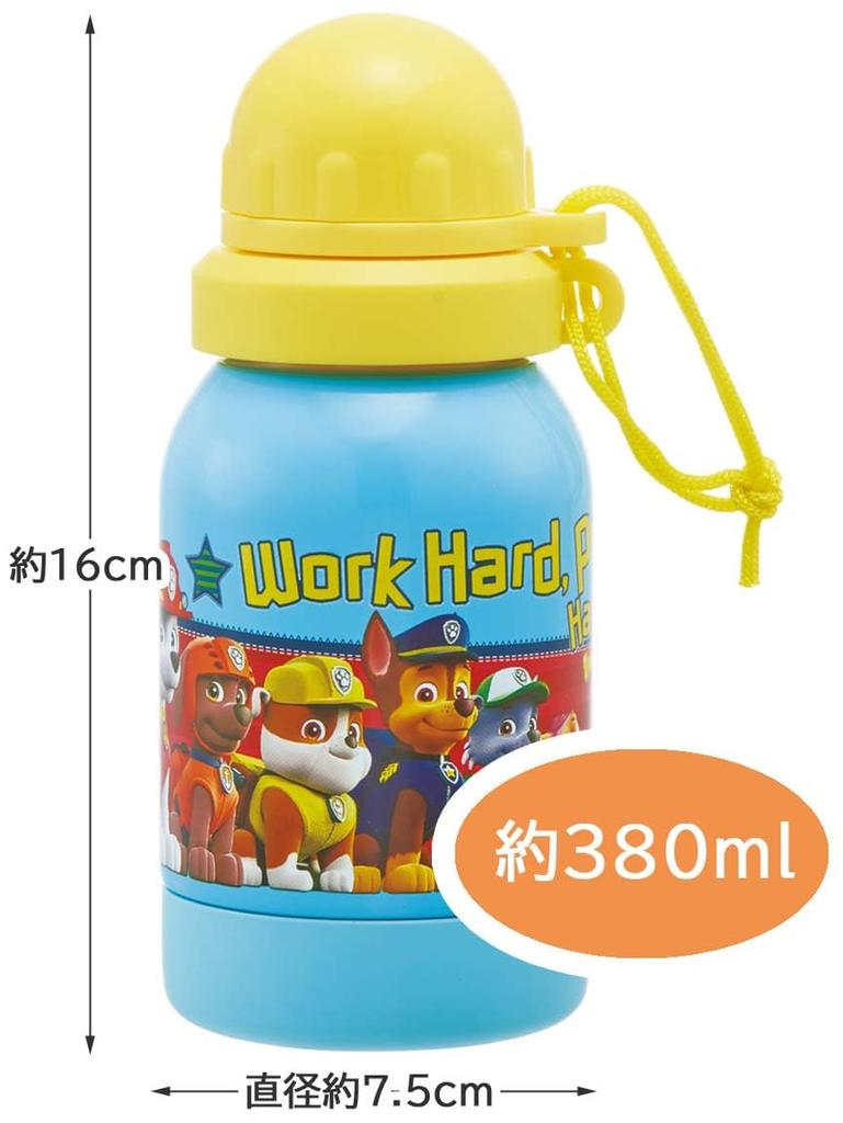 Skater 380ml Stainless Steel Water Room Healthy Paw Patrol Bottle, Single-Layer Design, Temperature, Drinks, Design, SSSC4-A