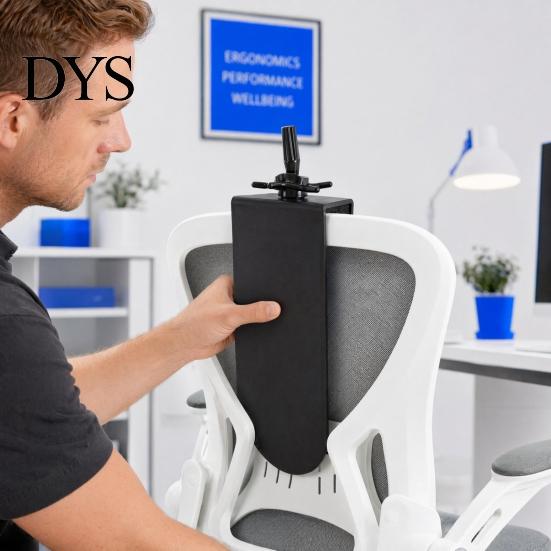 Wig Head Holder Mannequin Clamp Stand for Chairs, Adjustable Hairdresser Braiding Styling Practice Holder, Cosmetology Manikin Seat Back