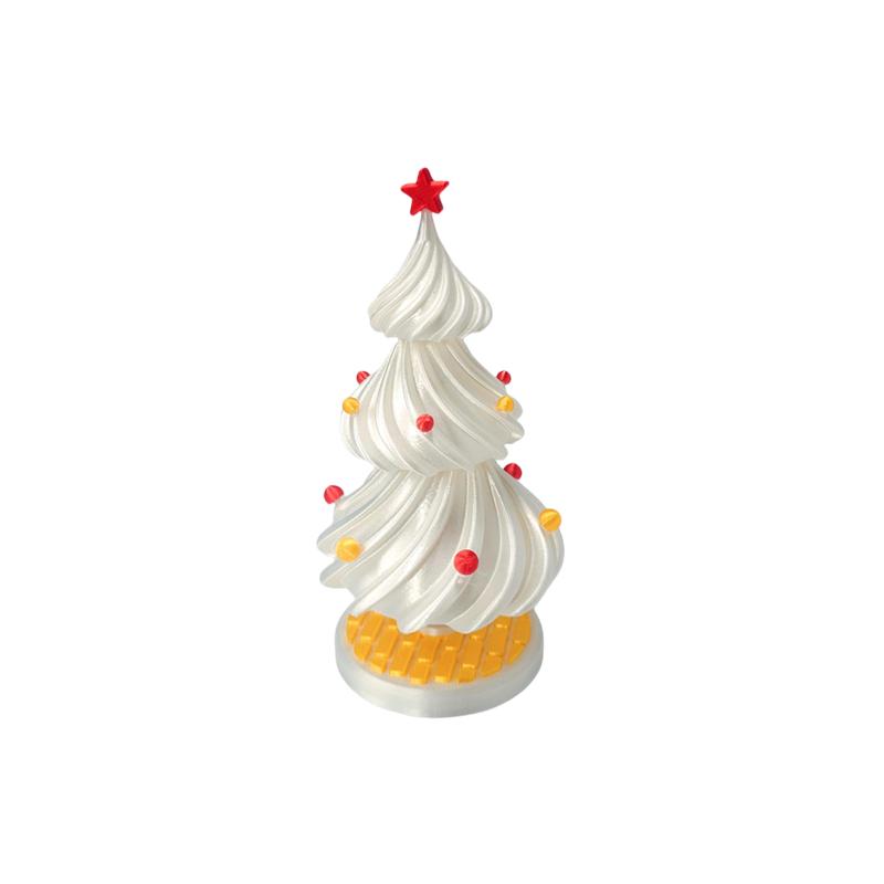 

3D Printed Cute Wind Dance Swing Christmas Colorful Decoration Rotating Christmas Tree Toys Christmas Home Decoration