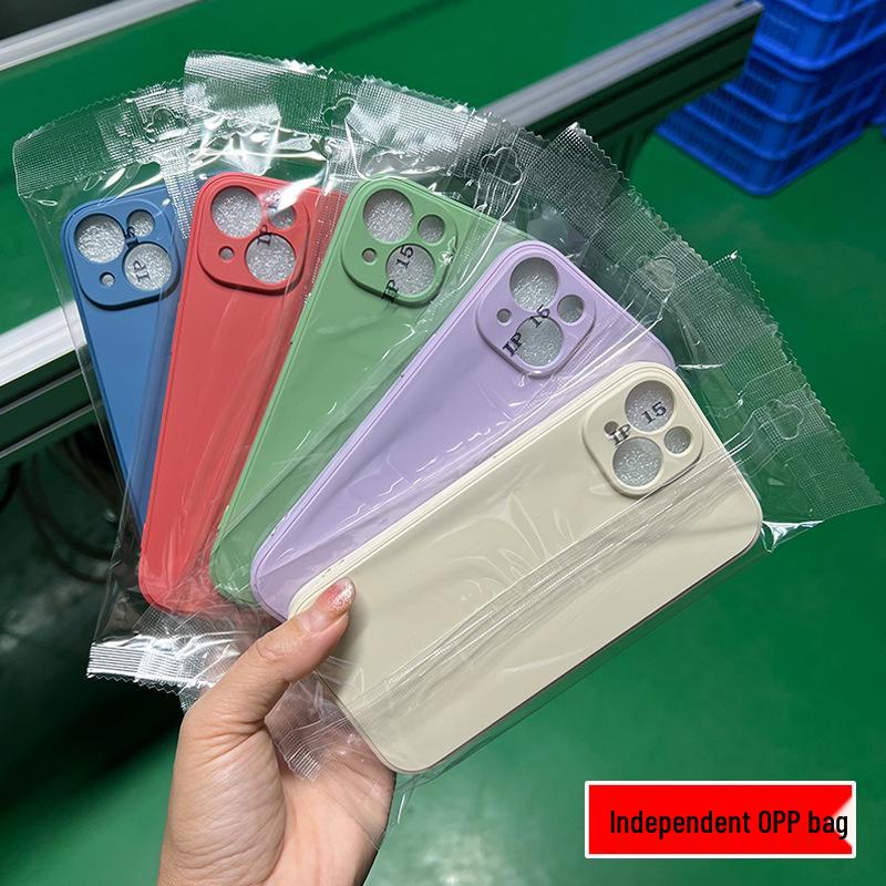 iPhone 12 Liquid Silicone Soft Case - Fits iPhone 13, 14, 16 Pro Max, Velvet Lining, Protective Shell.