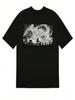 2025 Uchiha Madara Summer T-Shirt Harajuku Vintage Short Sleeve Loose Oversized Casual Fitness Comfort Y2k Tops Tees