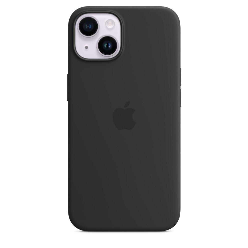 Apple Silicone Case with MagSafe for iPhone 14 Plus - Midnight Black