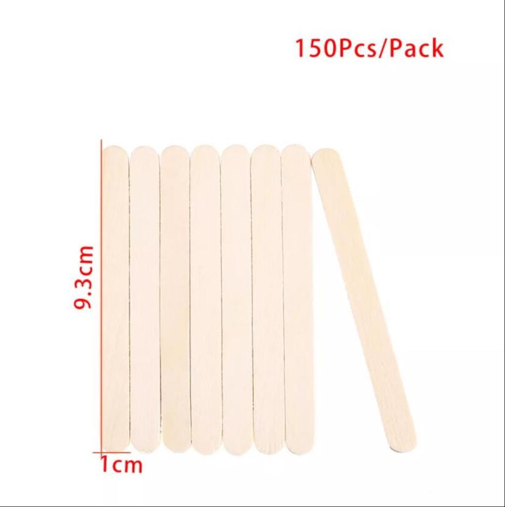 50/100/150 Piezas Herramienta de Resina Palo Removedor Epoxi Palo de Helado de Paleta Hecho a Mano DIY Molde de Resina Herramientas para Hacer Palitos de Hielo de Madera