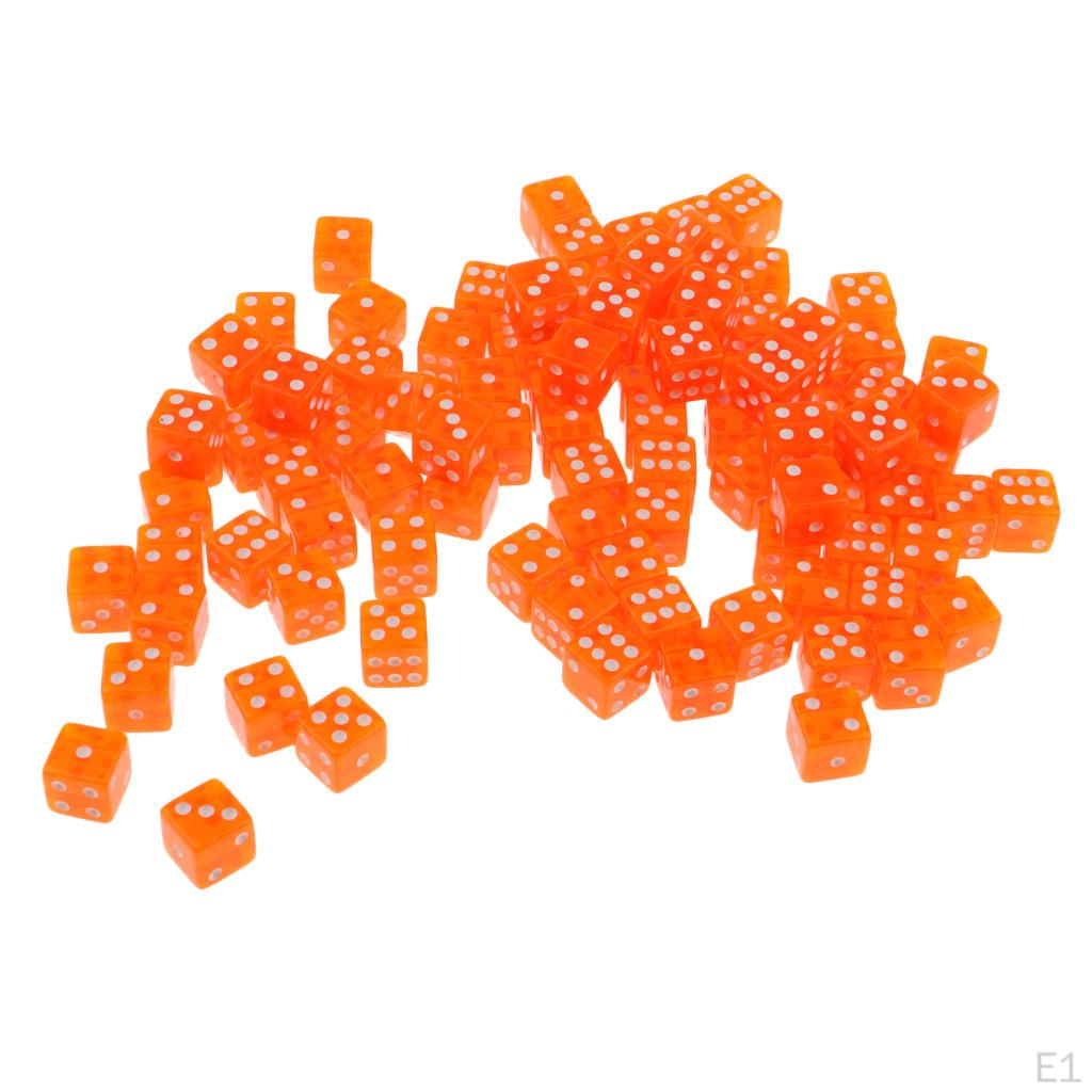 100 buc. Set D6 cu 6 fețe