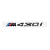BMW Rear Emblem M Lettering Modification for 330i, 325li, 430i, 530i, 540li