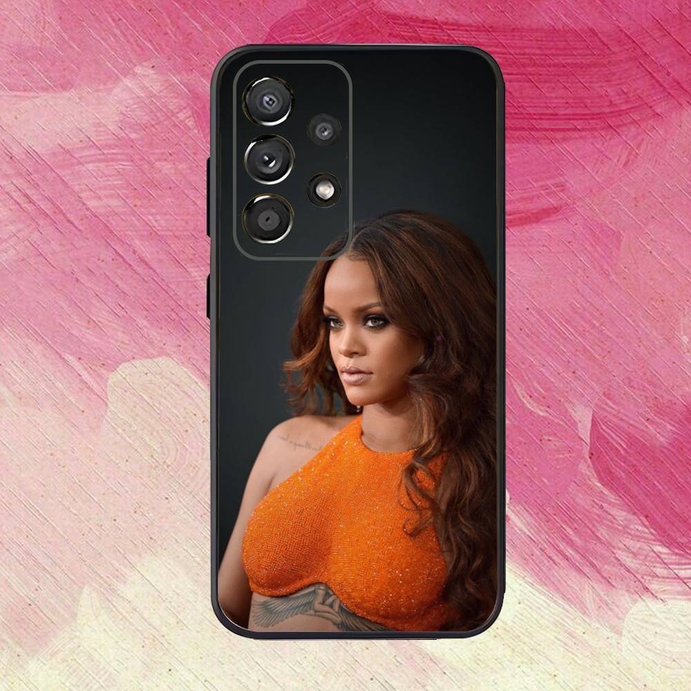 

Hot singer R-Rihannas Phone Case For Samsung S25,S24,S21,S22,S23,S30,Ultra,S20,Plus,Fe,Lite,Note,10,9,5G Black Cover Samsung S25