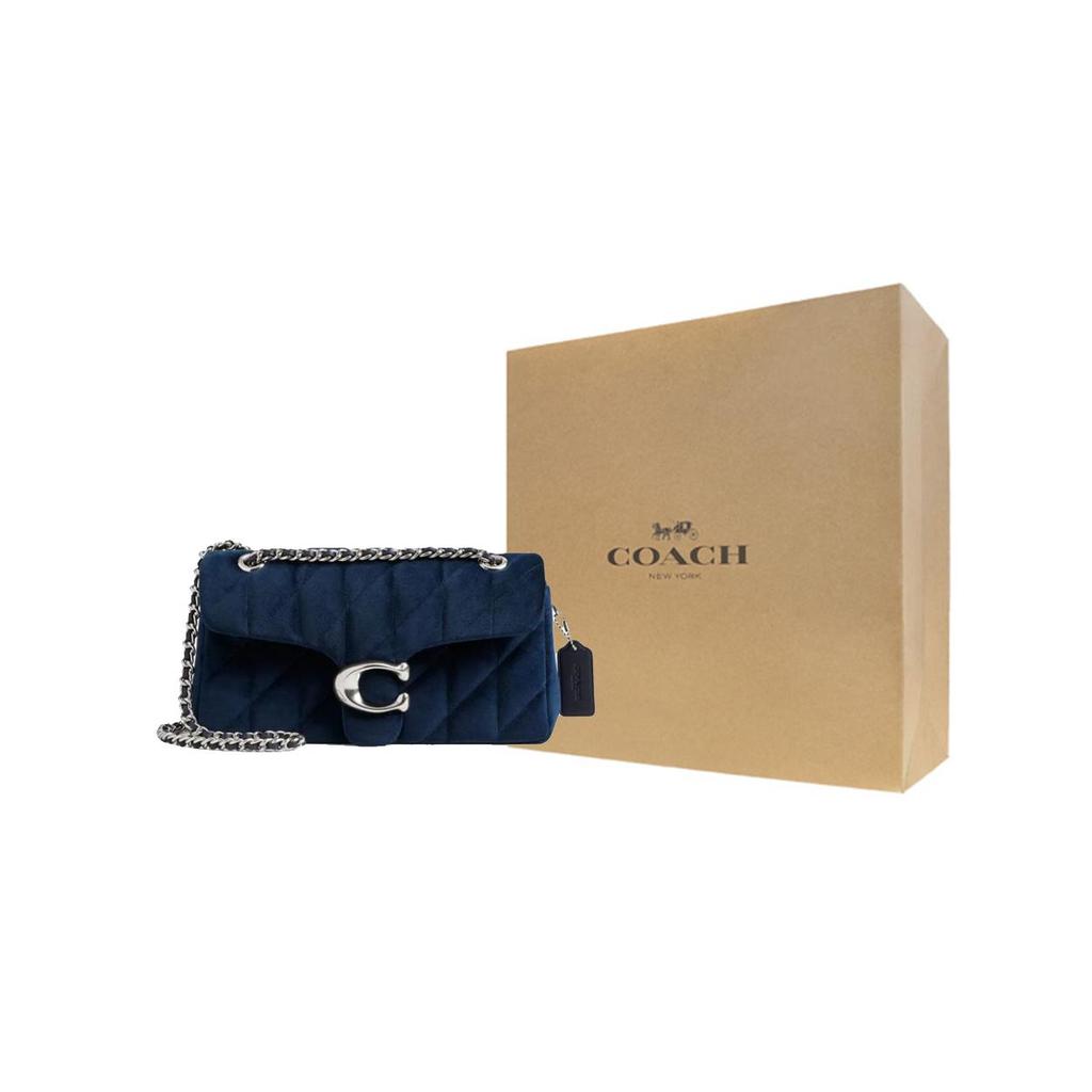 COACH Tabby Fabric Crossbody Bag, Shoulder Bag Medium Women's Blue CW607-LHVDQ