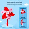 Seven-Color Rotating Pinwheel Pendant for Children's Bike or Stroller