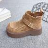 2025 autumn and winter new women's shoes comfortable platform versatile Martin boots casual short boots women's trend versatile women's boots