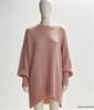 Women's 2025 European & American Autumn/Winter Round Neck Knit Pullover - Loose, Lazy Style, Solid Color