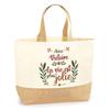 Tote bag - PLANETEE - Victoire la vie est plus jolie - Jute naturel - Imprimé exclusif - Fabriqué en France