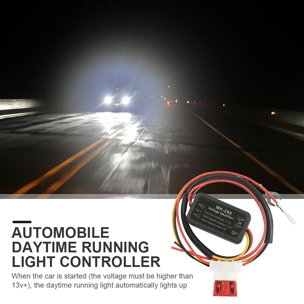 Auto LED Tagfahrlicht Controller Auto Tagfahrlicht Relais Kabelbaum Dimmer Ein/Aus Schalter Nebelscheinwerfer Controller Start Leistung Über 13V