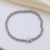 26 English Names White Gold Balloon Bubble Letter Bead Bead Bracelet Bracelet