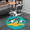 1pc Platypus Office Round Rug, Carpet for Office, Gaming, Lightweight Round Floor Mat yy260205016