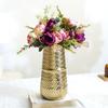 Metal Arrow Engrave Vase For Home Decor For Indoor Outdoor Living Room Office Decor Balcony | Best Gift For Birthday Anniversary Festival |
