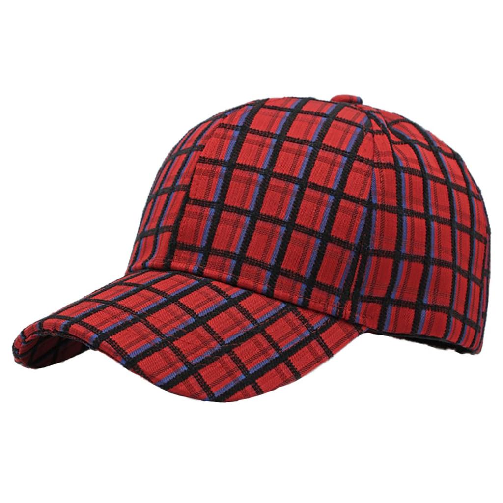 Checkered Casual Checkered CZA304 [White Fang] Cap, Design, Hat, Pattern, Stylish, Men's, Women's, (Red)