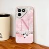For Tecno Pova 7 Pro Ultra Case Cute Panda Letters Soft Liquid Silicone Housing For Tecno Pova7 4G 5G Full Coverage Phone Shell