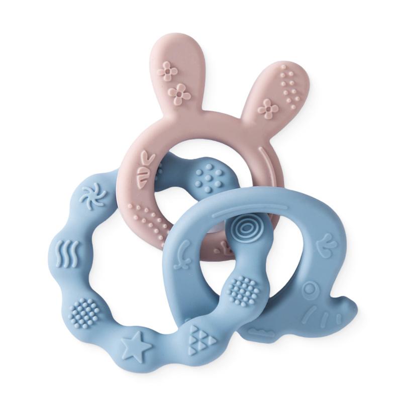 1pcs Baby Silicone Training Toothbrush BPA Free Animal Koala Safe Toddle Teether Chew Toys Teething Ring Infant Baby Accessorie