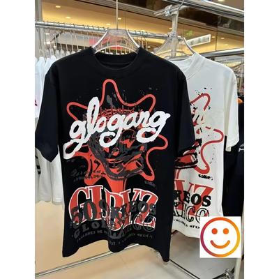 2024 Glo Gang Glo Gang Boyz Worldwide T-Shirt Herren Damen Hochwertiges Street Hip Hop Graffiti Gothic Style T-Shirt