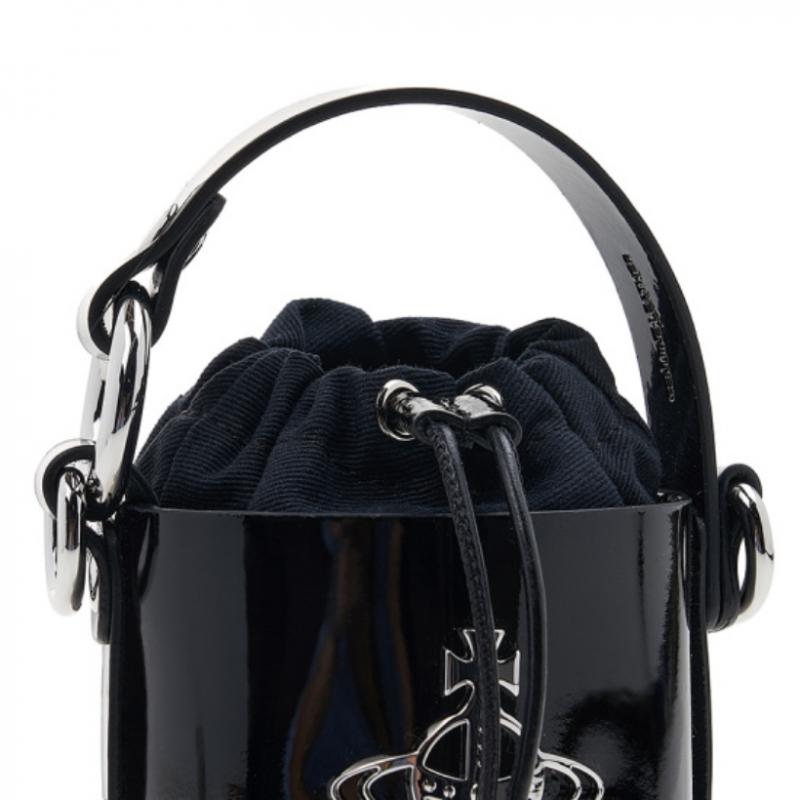 Vivienne WeStwood Damen S Glänzende Eimer Tasche Mini 5202006cu L001o N403