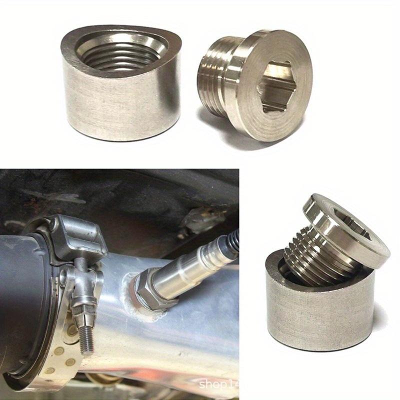 Oxygen Sensor Bung Stainless Steels Plug Wideband Nut Fitting Weld Bungs M18x1.5 Car Accessories
