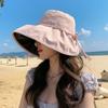 Casual Breathable Sun Protection Uv Protection Sunshade Hat Sunscreen Visors Folding Sunshade Travel Caps Embroidery Cap Panama Hat Fisherman Cap