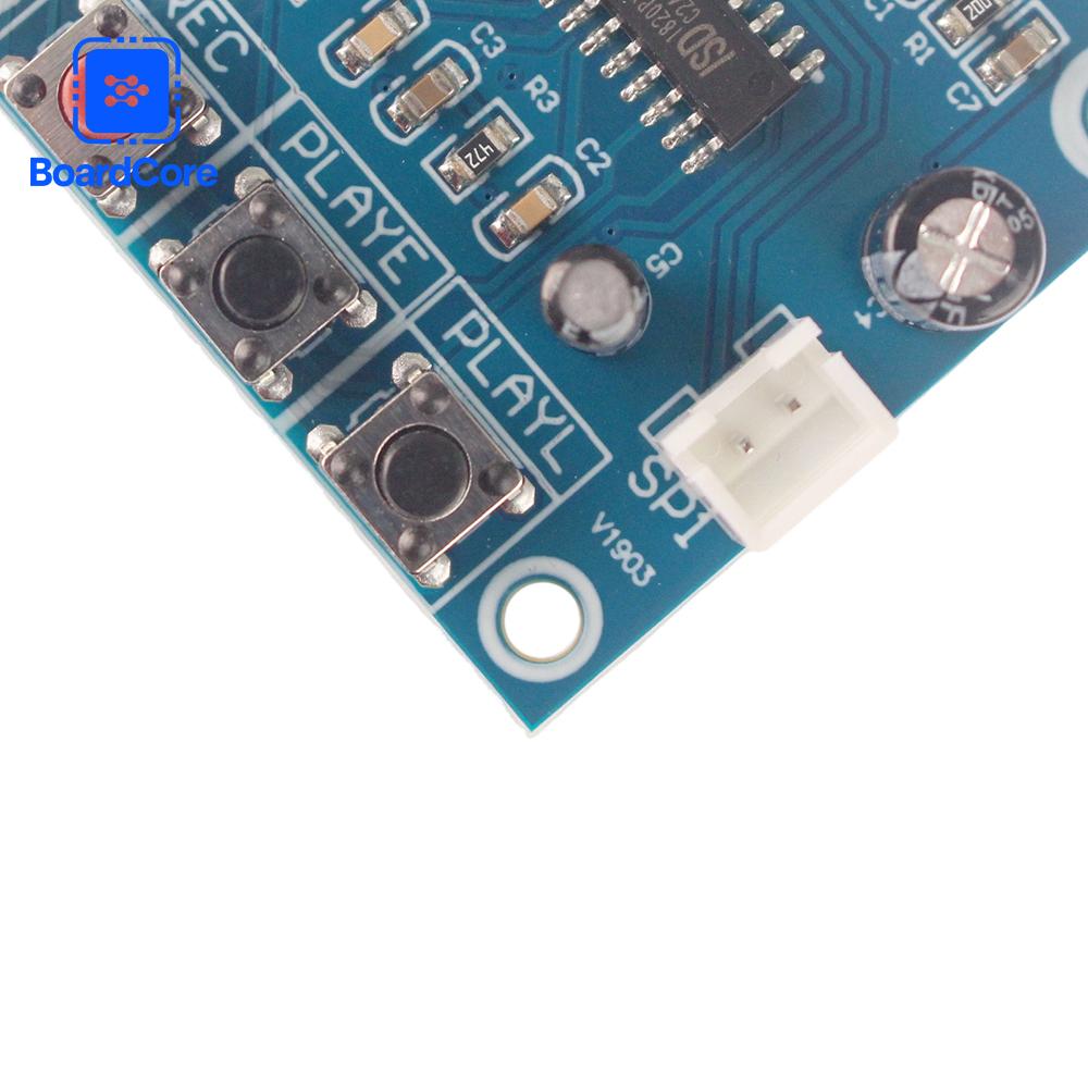 1set ISD1820 Recording Module Voice Module The Voice Board Telediphone Module Board with Microphones + Loudspeaker 0.5W 8R