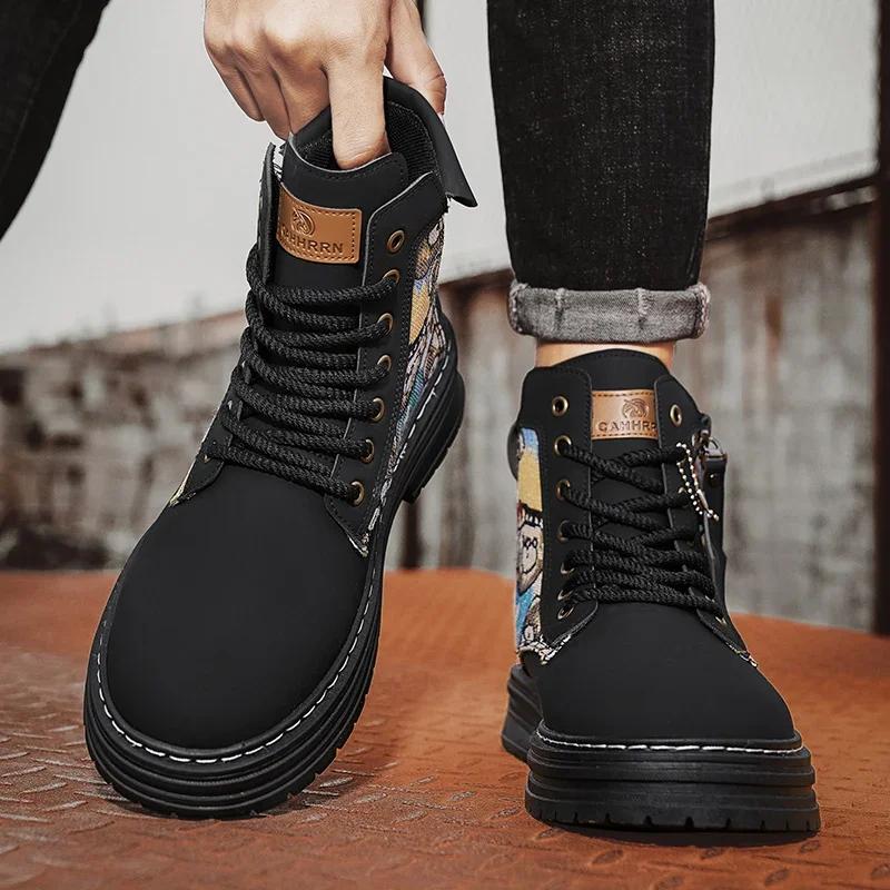 Модные рабочие ботинки для мужчин — фото 6