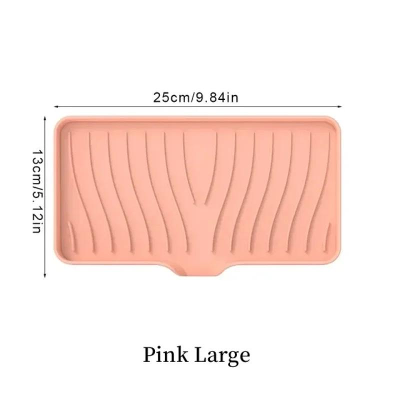 Abtropfgestell aus Silikon Seifenschalen Seifenhalter Anti-Rutsch-Pad Freies Stanzen Seifendose Küche Badezimmer Arbeitsplatte Rutschfestes Seifenregal