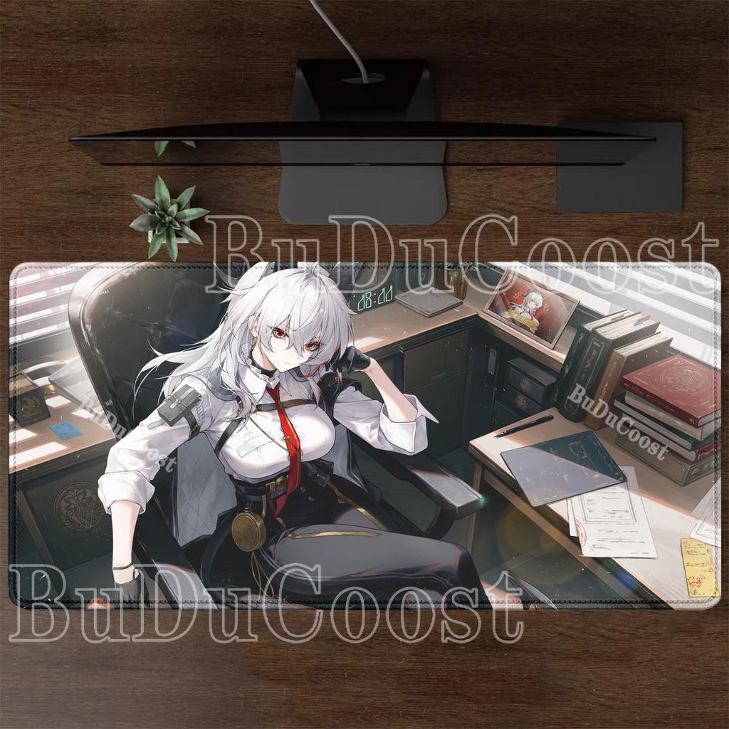 New Zani Wuthering Waves WuWa Anime Girl Mousepad Large Gaming Keyboard Anti-slip Rubber Desk Mat PC HD Printing ESports Carpet