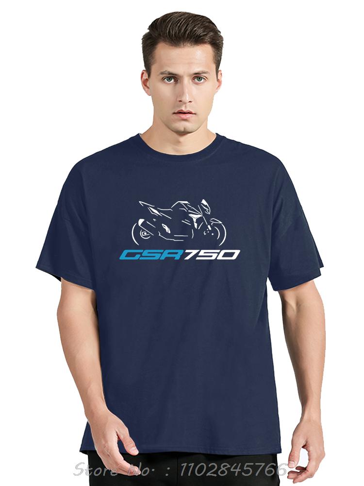 Moto Gsr 750 Oversized Tshirt Fashion Cotton Tshirt Casual Unisex Tops Tees Mens Clothing Fitness T Shirt Hip Hop Streetwear