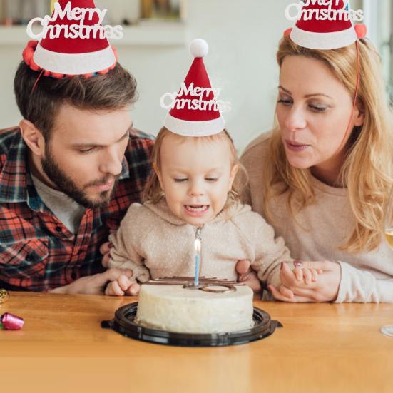 Christmas Party Cap Exquisite for Indoor Eco-friendly Decorative Tree Elk Xmas Party Cap Innovative Easy Wear Practical