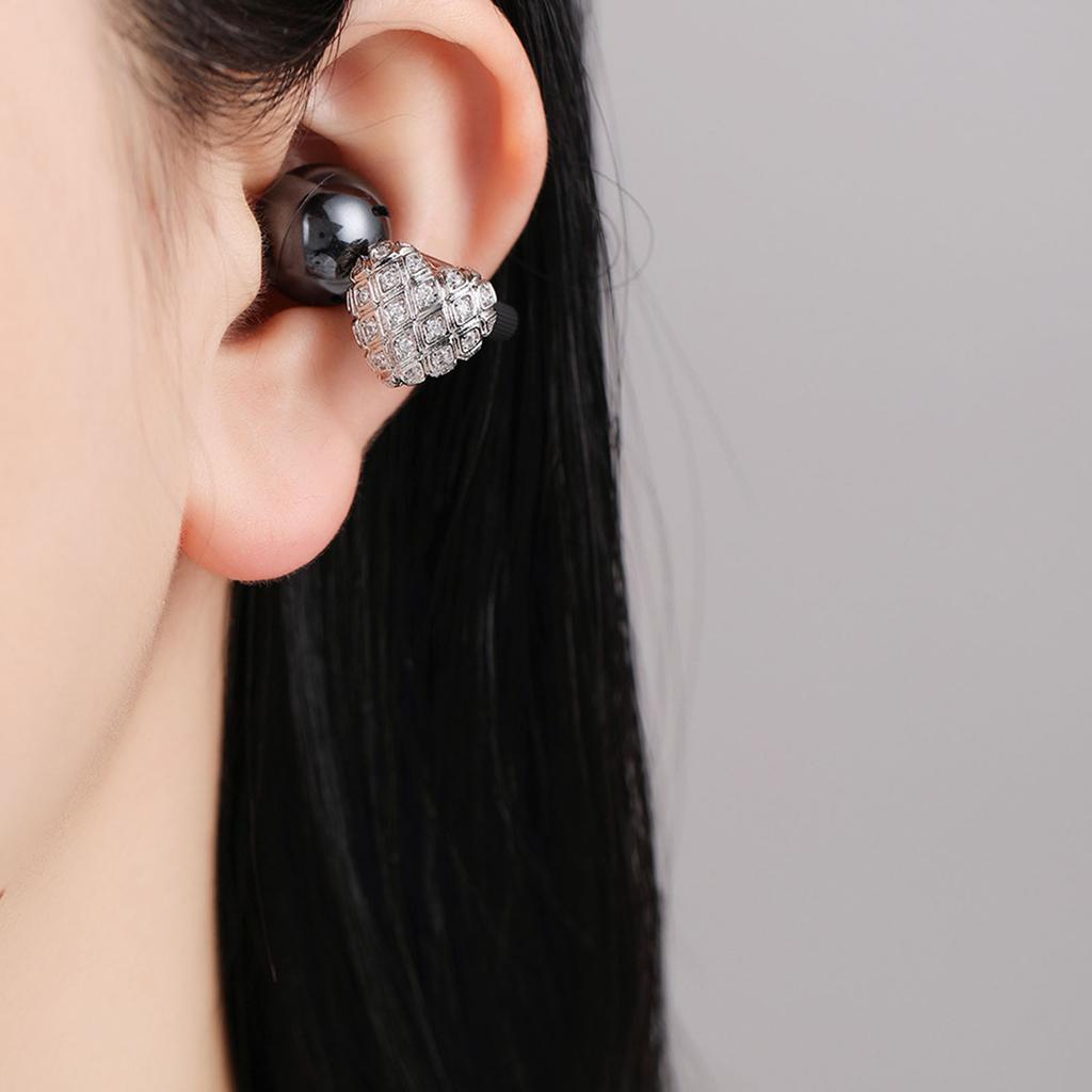 2 Piece Fashion Heart Metal Ear Clip Attachment Earphone Charm For FreeClip 1 2 Earbuds Sound Enhancement
