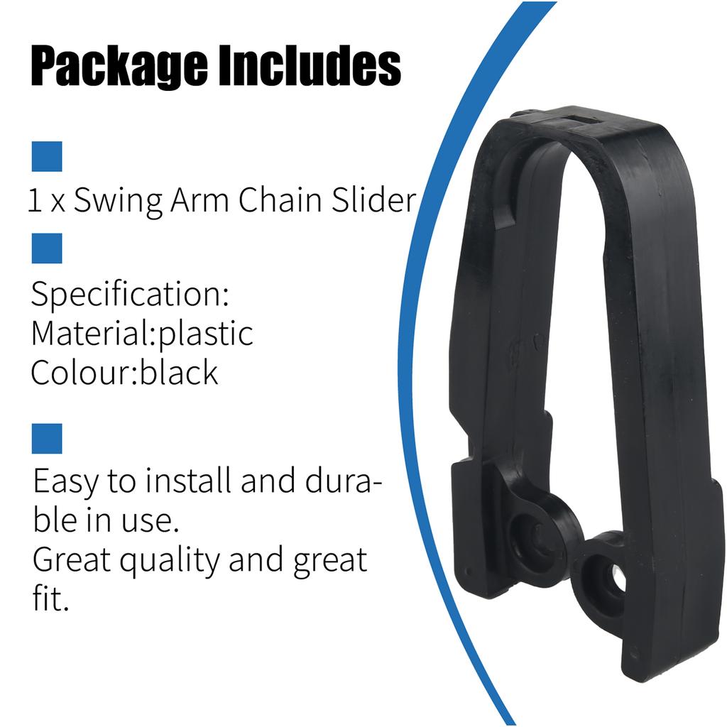Chain Slider Swingarm Protector Fits for Honda 400X 400EX 1999 - 2008 Black
