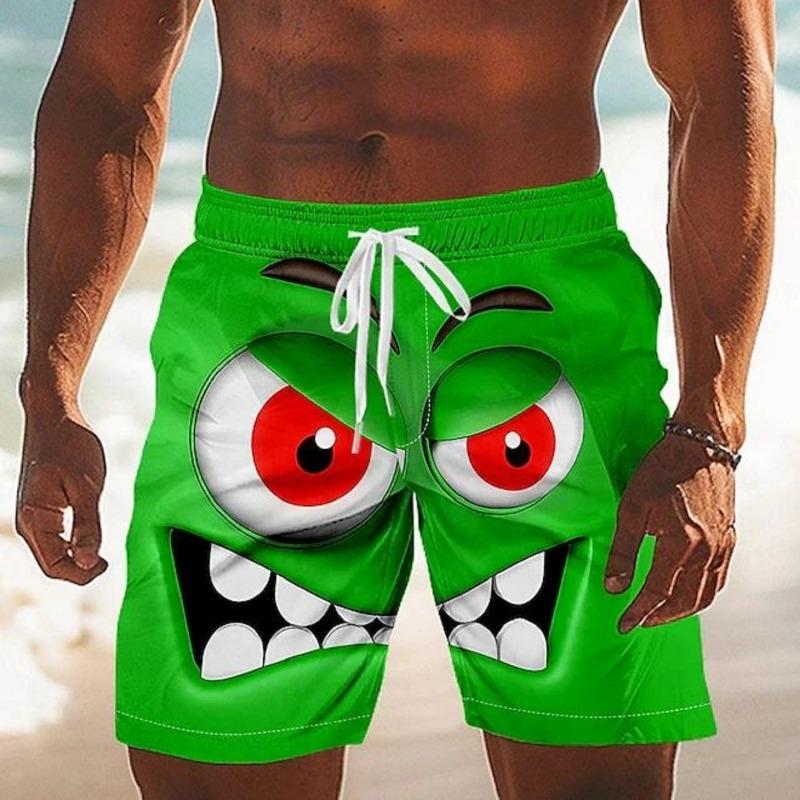Men Summer Board Shorts 3D Printed Beach Shorts Pants Swimsuit Woman 2024 New Swim Trunks Beach Volleyball Sport Gym Short Pants