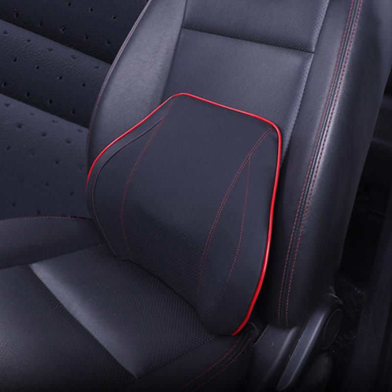 Space Memory Car Auto Seat Waist Back Support Pillow Back Cushion Pad Message Home Office