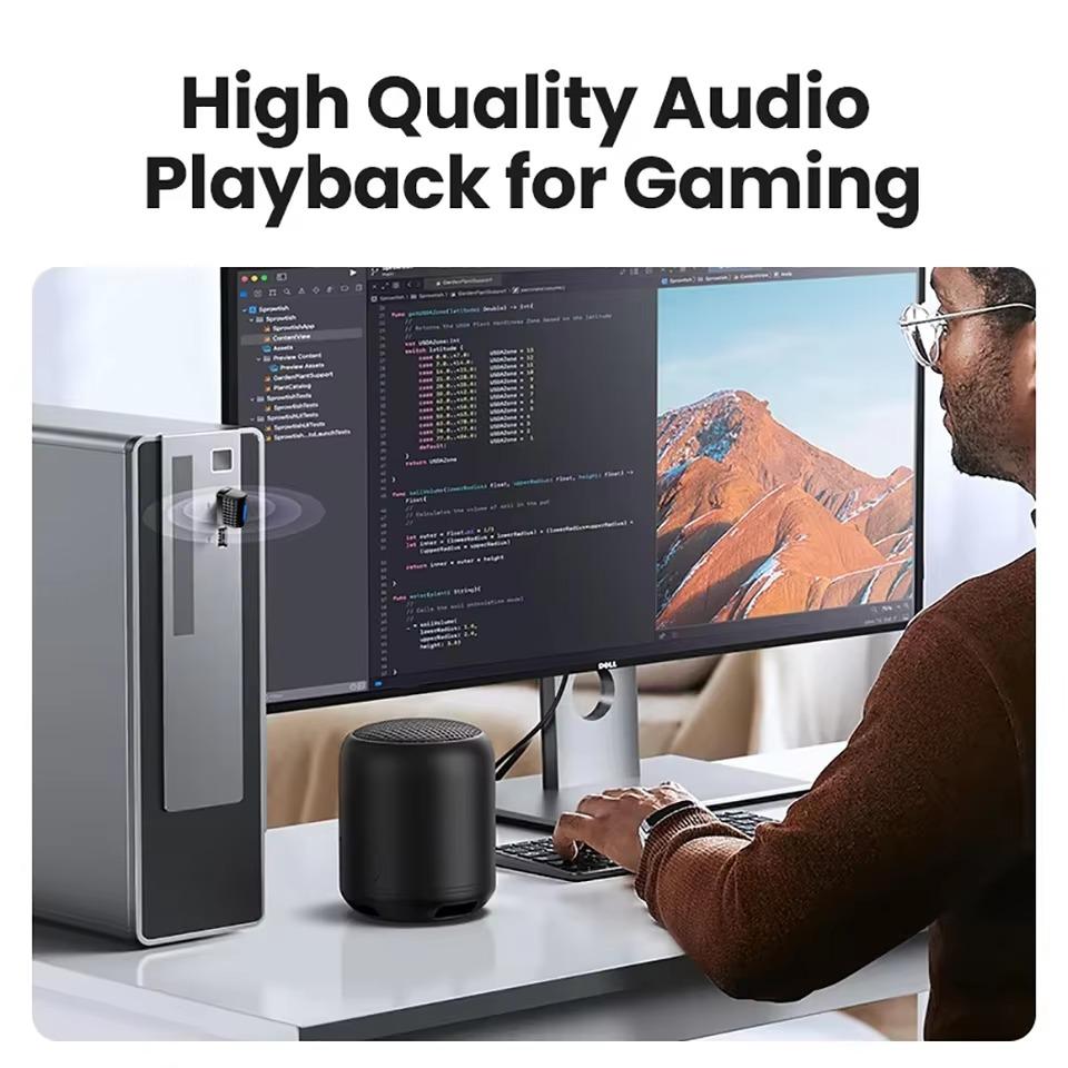 USB Bluetooth 5.4 Audio Adapter Bluetooth Receiver & Transmitter USB 5.4 Dongle for Bluetooth Keyboard/Mouse/Headphone/Speaker/Printer