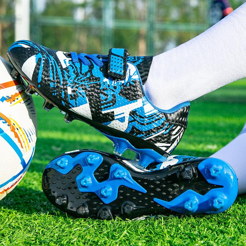 New Kid Soccer Shoes Boys TF AG Sneakers Football Boots Ultralight Professional Non-Slip Comfortable Match Sports Shoes Unisex