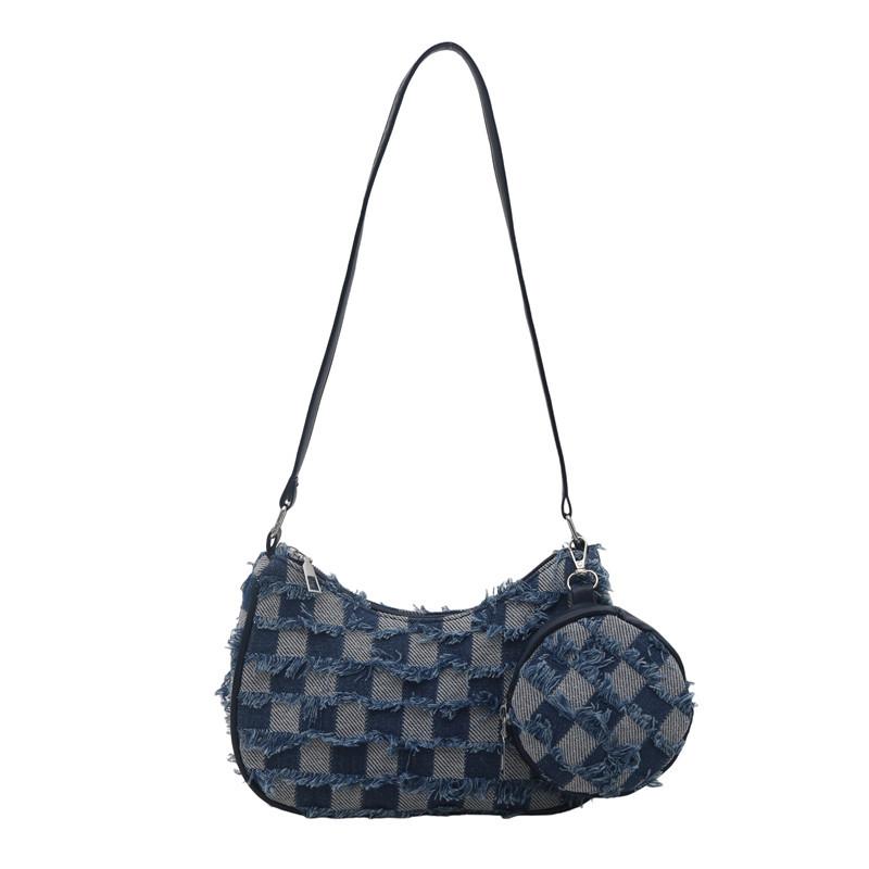 Korean Version of the Ladies Commuter Handbag -Retro Soft Durable Fashion Shoulder Crossbody Bag Casual Fashion Chic Senior Sense Bucket Bag