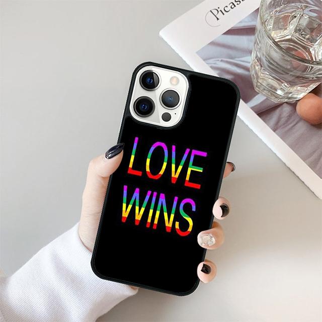 Gay Lesbian LGBT Rainbow Pride Phone Case Cover For iPhone 17 Air 15 16 Pro Max 14 13 12 11 Pro Max Plus Coque