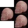 Modern Pink Skull Sculpture Handmade Art Piece For Display Collection Gift Giving